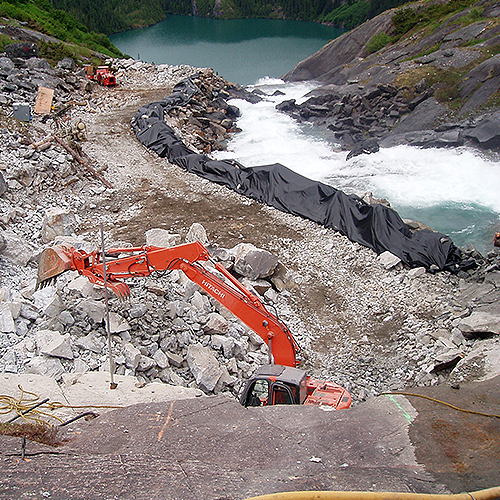 Image projet - Lake Dorothy Hydro Electric Tap - Méthode norvégienne de prélèvement en lac